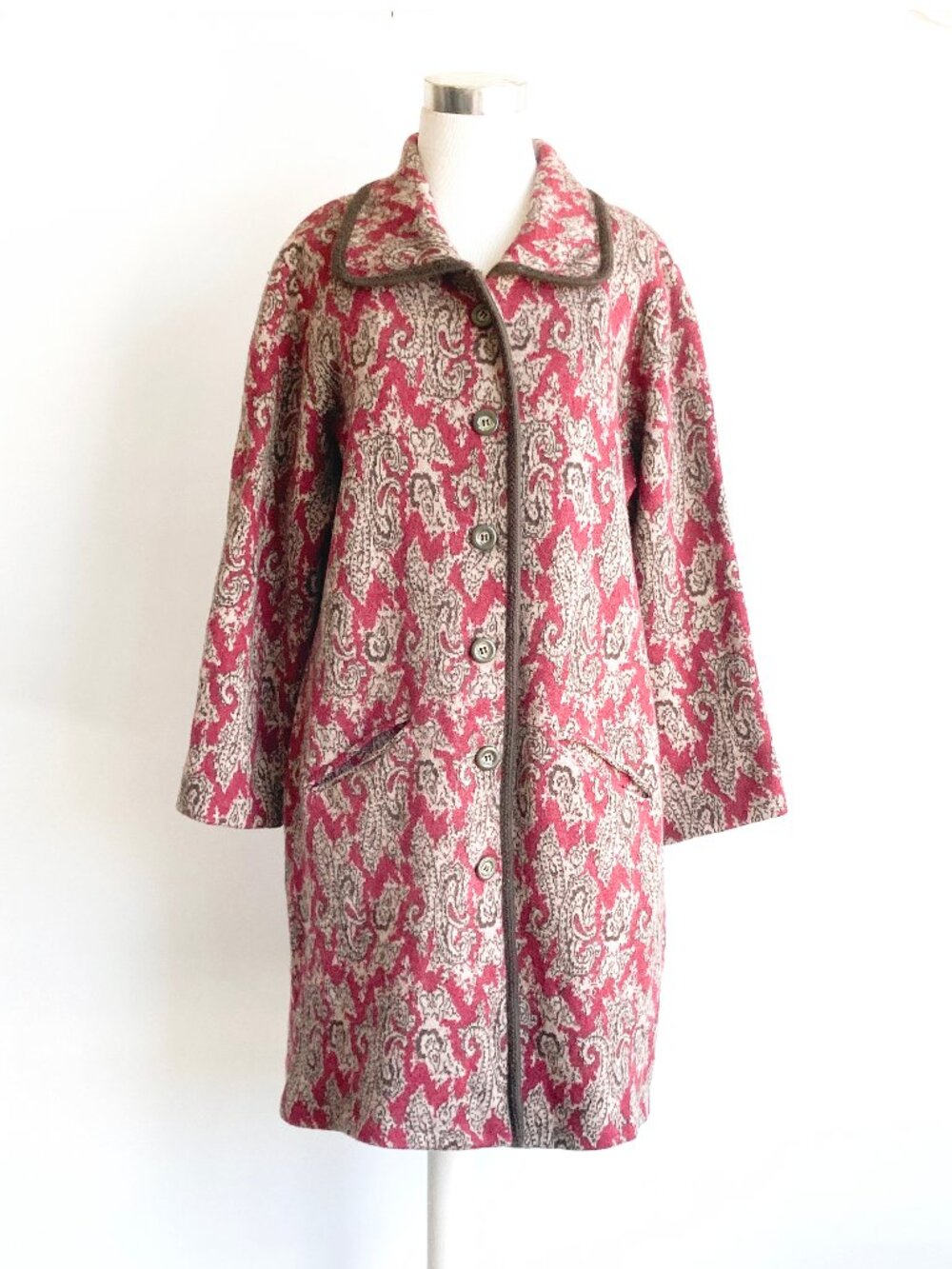 Vintage Willi Smith Wool Sweater Coat